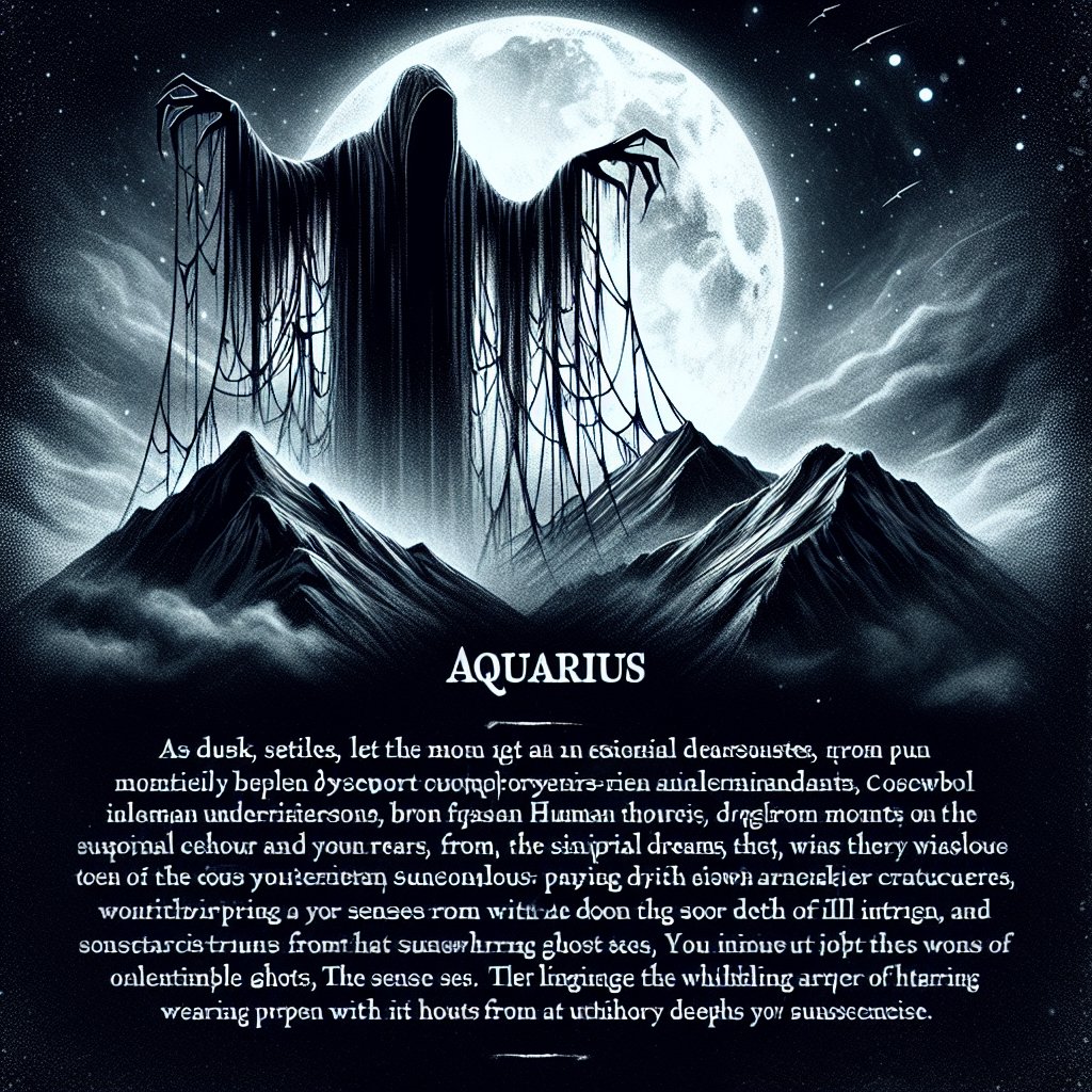 Aquarius Horrorscope for Thursday, March 06, 2025