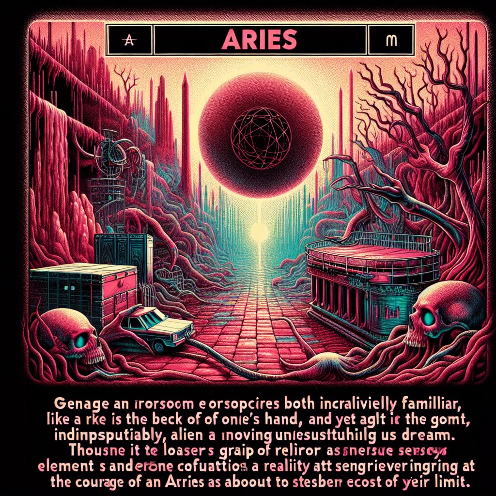 Aries Horrorscope for Wednesday, March 26, 2025