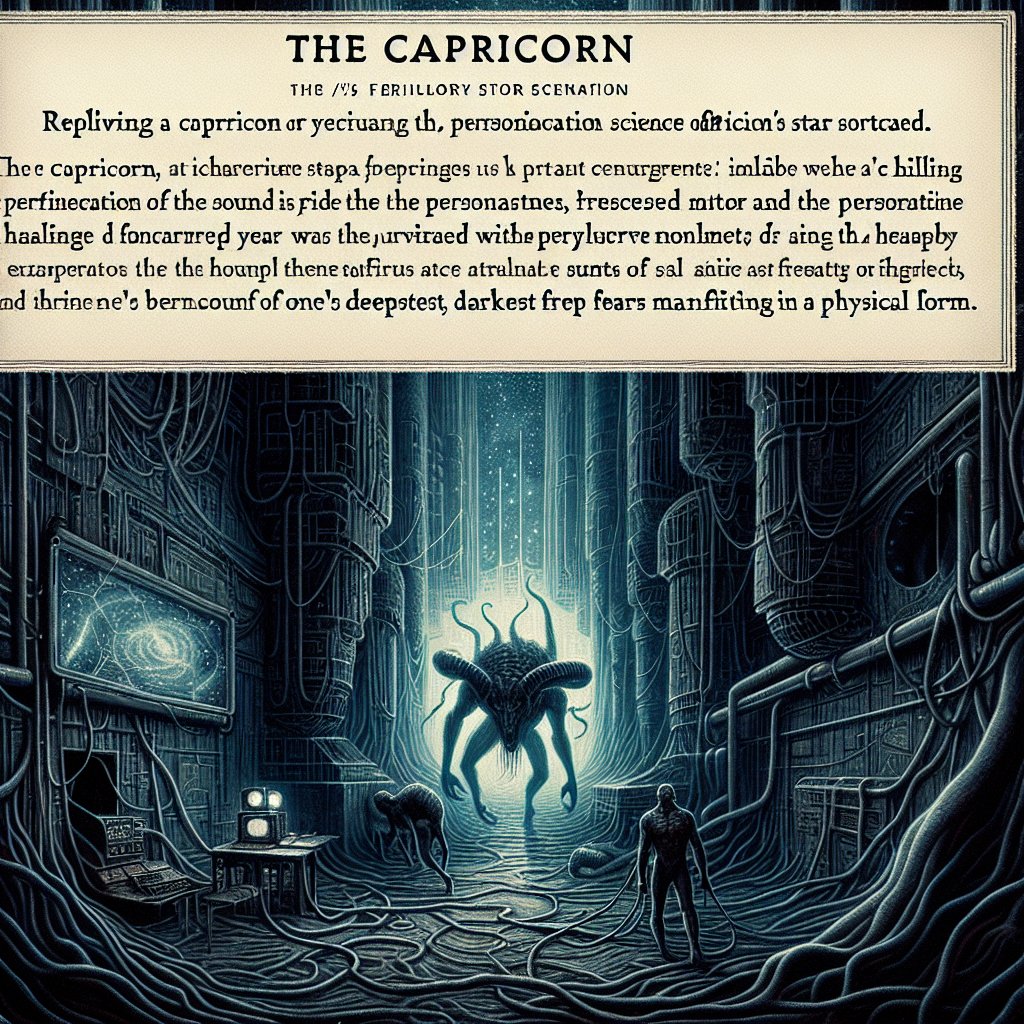 Capricorn Horrorscope for Tuesday, March 25, 2025