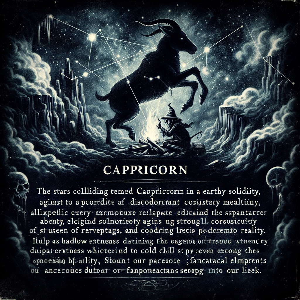Capricorn Horrorscope for Monday, March 03, 2025