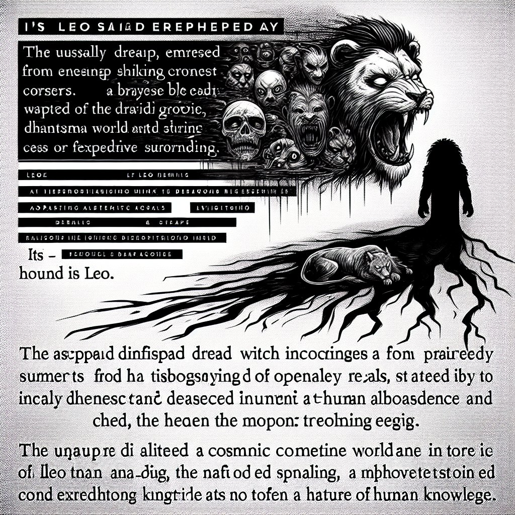 Leo Horrorscope for Monday, March 03, 2025