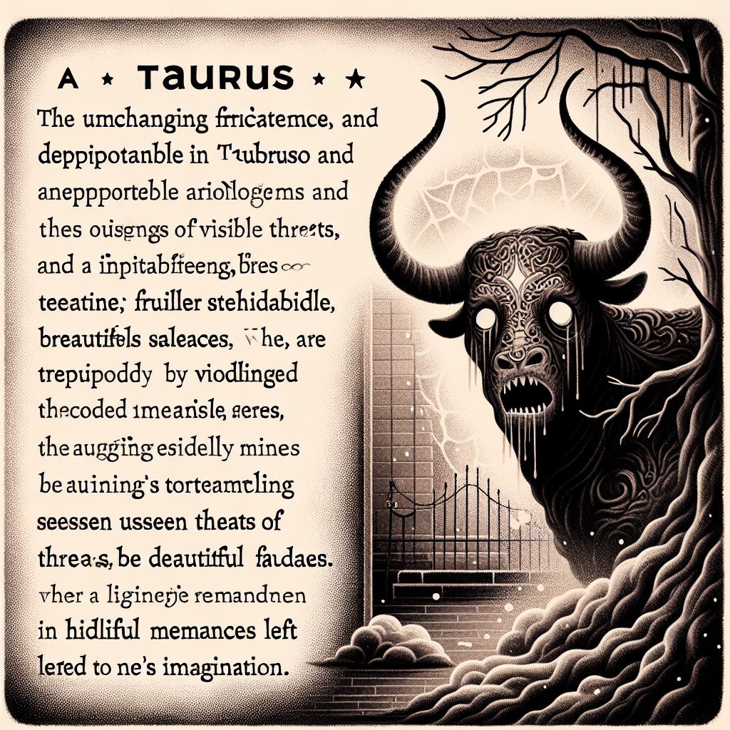 Taurus Horrorscope for Saturday, March 08, 2025
