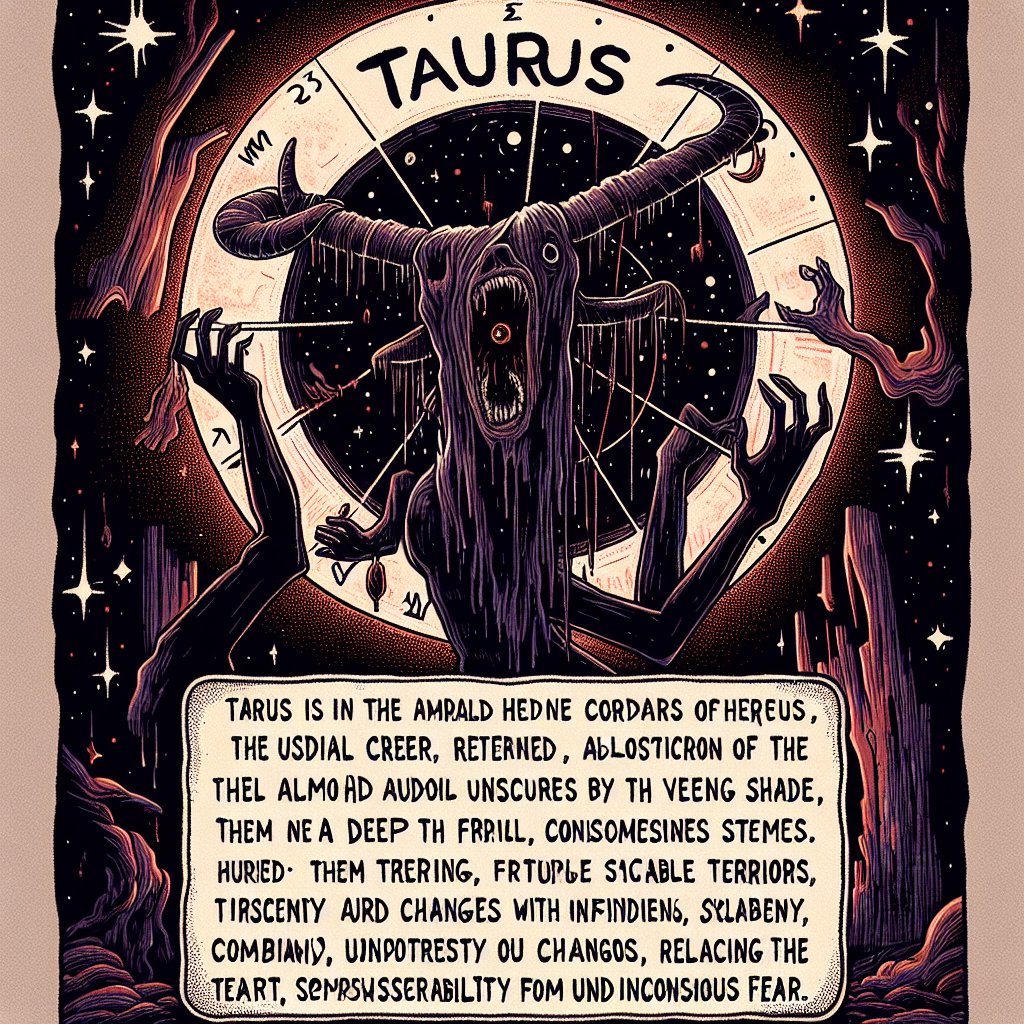 Taurus Horrorscope for Saturday, March 15, 2025