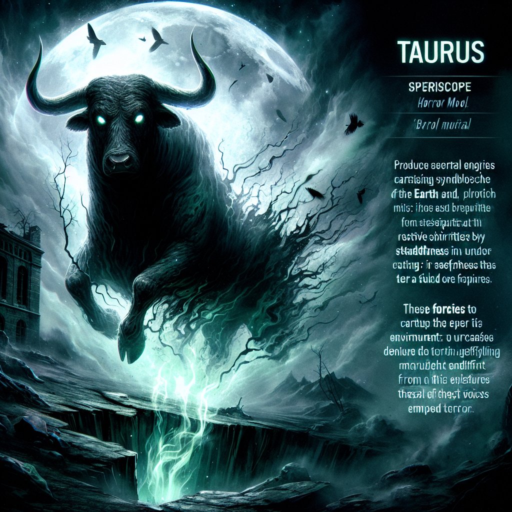 Taurus Horrorscope for Wednesday, March 26, 2025