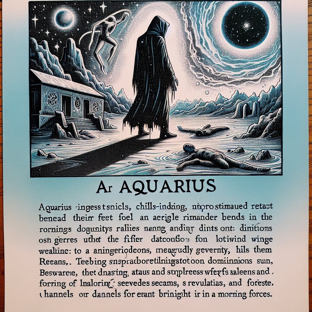 Aquarius Horrorscope for Wednesday, April 09, 2025