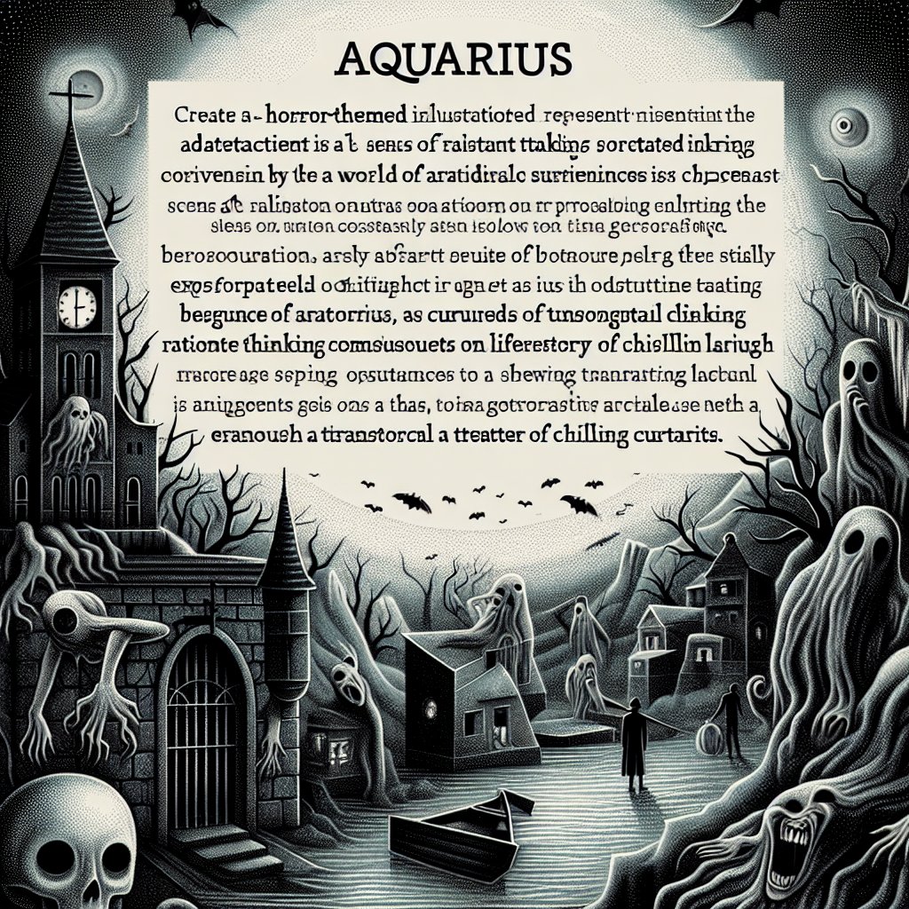 Aquarius Horrorscope for Friday, April 04, 2025