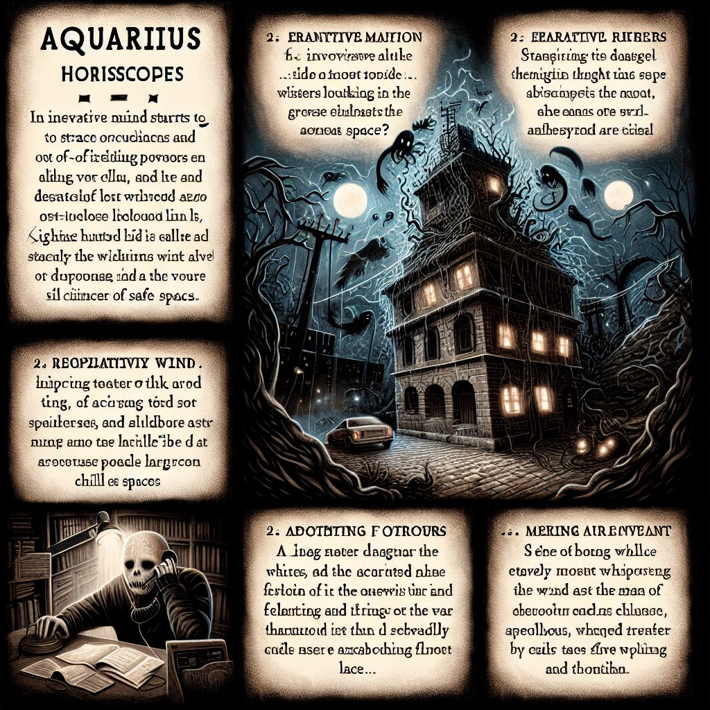 Aquarius Horrorscope for Sunday, April 20, 2025