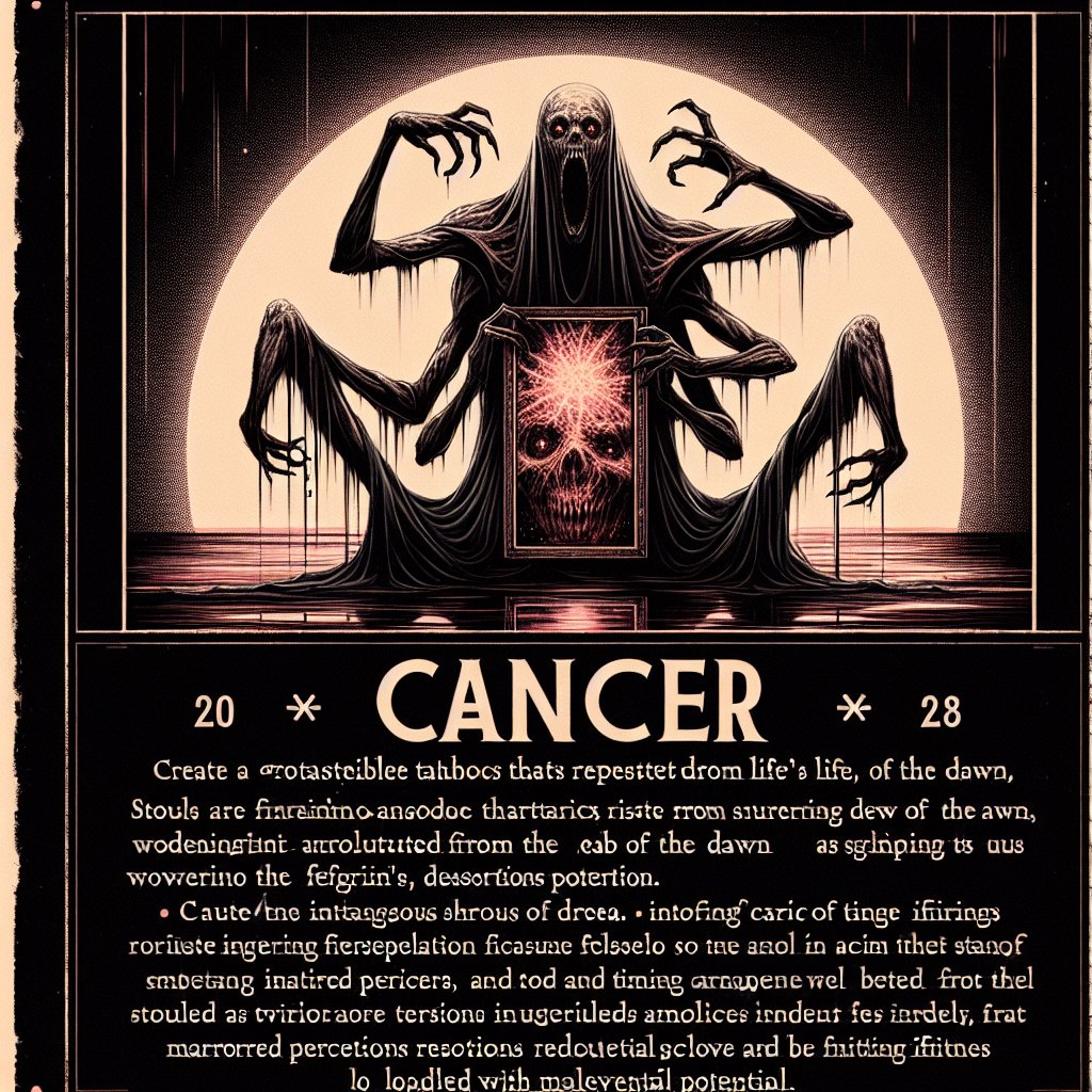 Cancer Horrorscope for Tuesday, April 08, 2025