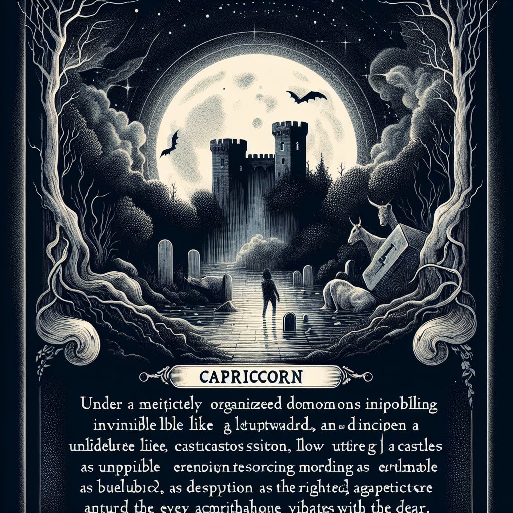 Capricorn Horrorscope for Saturday, April 19, 2025