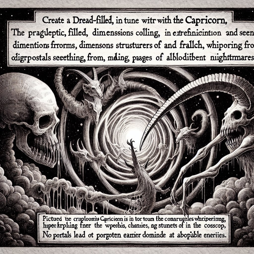 Capricorn Horrorscope for Friday, April 18, 2025