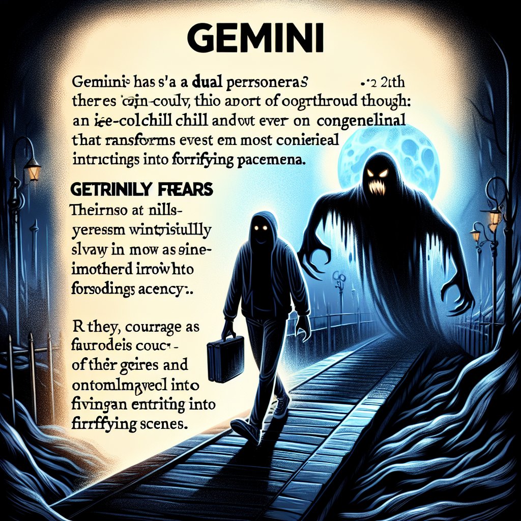 Gemini Horrorscope for Tuesday, April 15, 2025