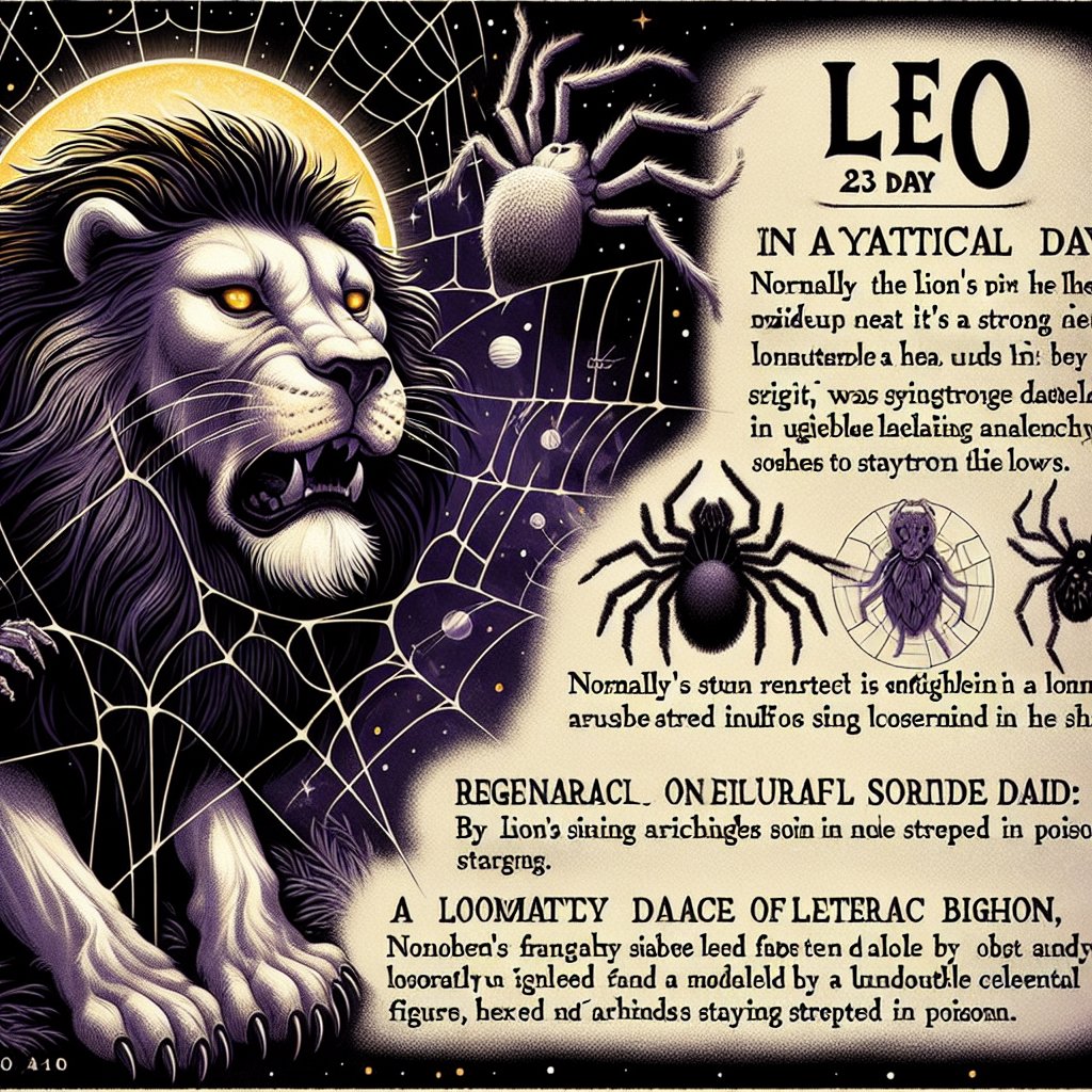 Leo Horrorscope for Wednesday, April 23, 2025