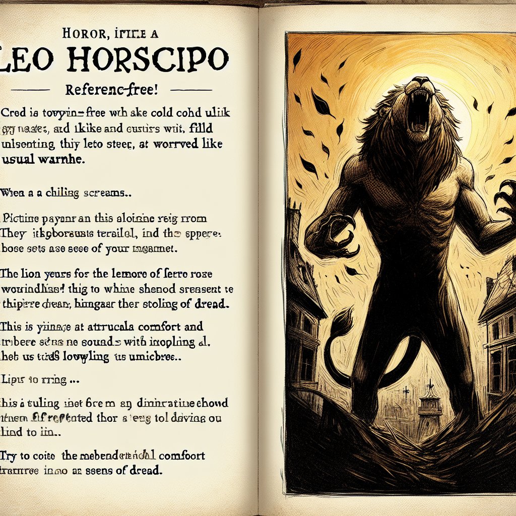 Leo Horrorscope for Thursday, April 03, 2025