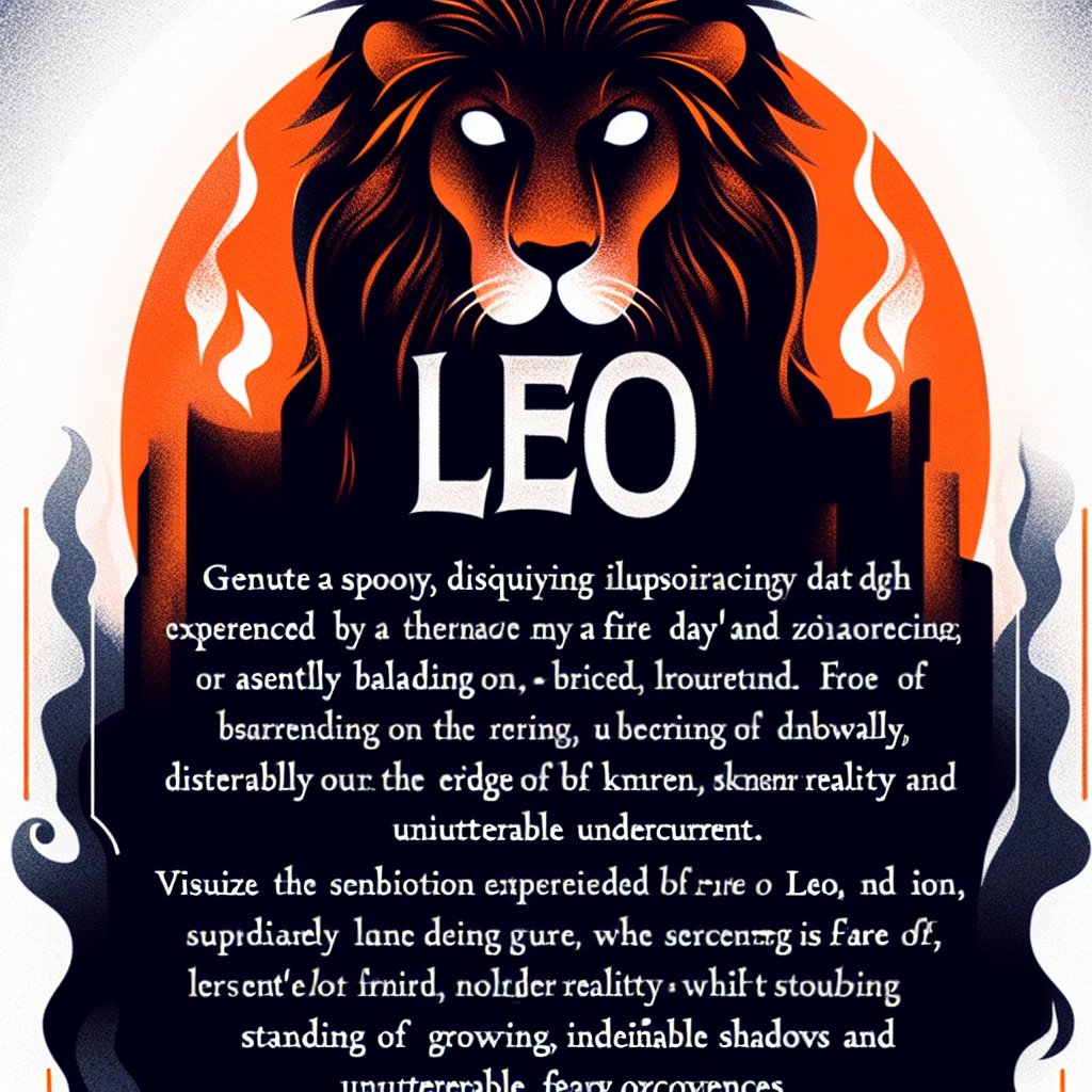 Leo Horrorscope for Thursday, April 10, 2025