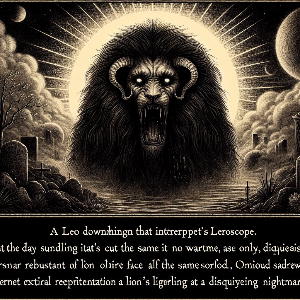 Leo Horrorscope for Friday, April 04, 2025