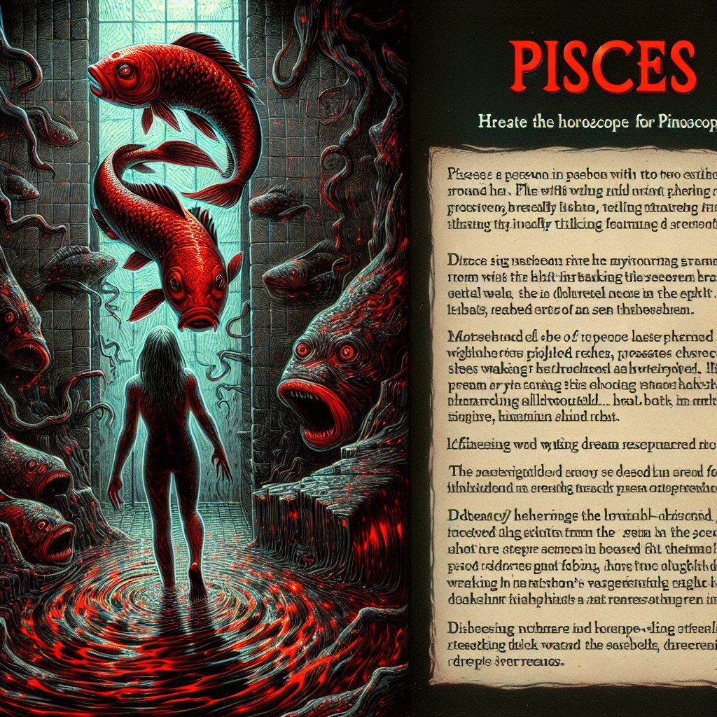 Pisces Horrorscope for Friday, April 25, 2025