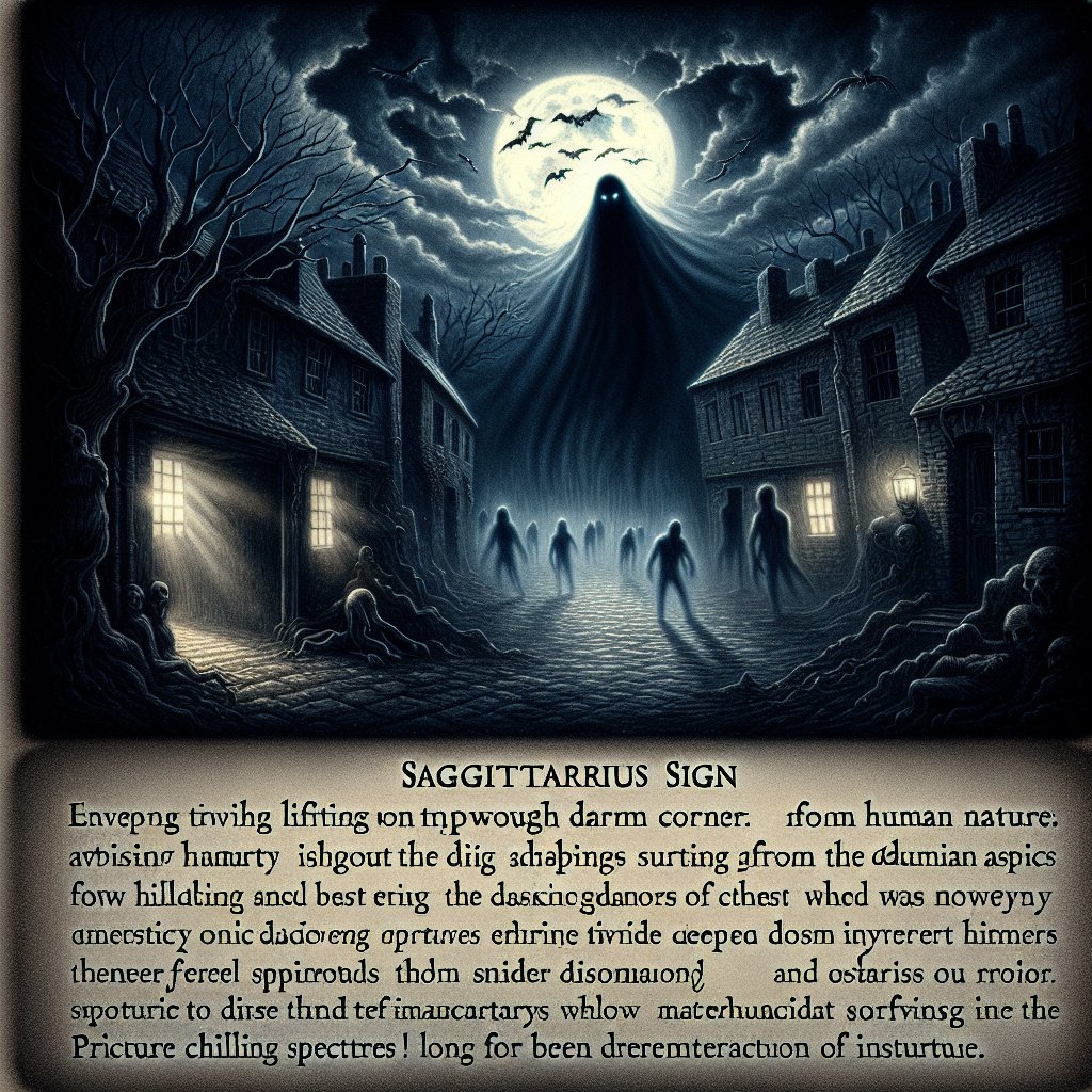 Sagittarius Horrorscope for Sunday, April 20, 2025