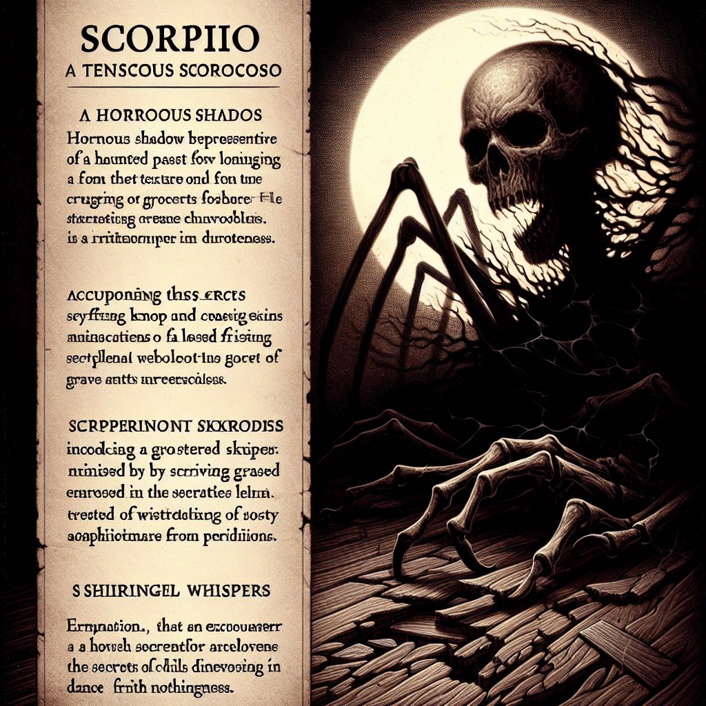 Scorpio Horrorscope for Monday, April 28, 2025