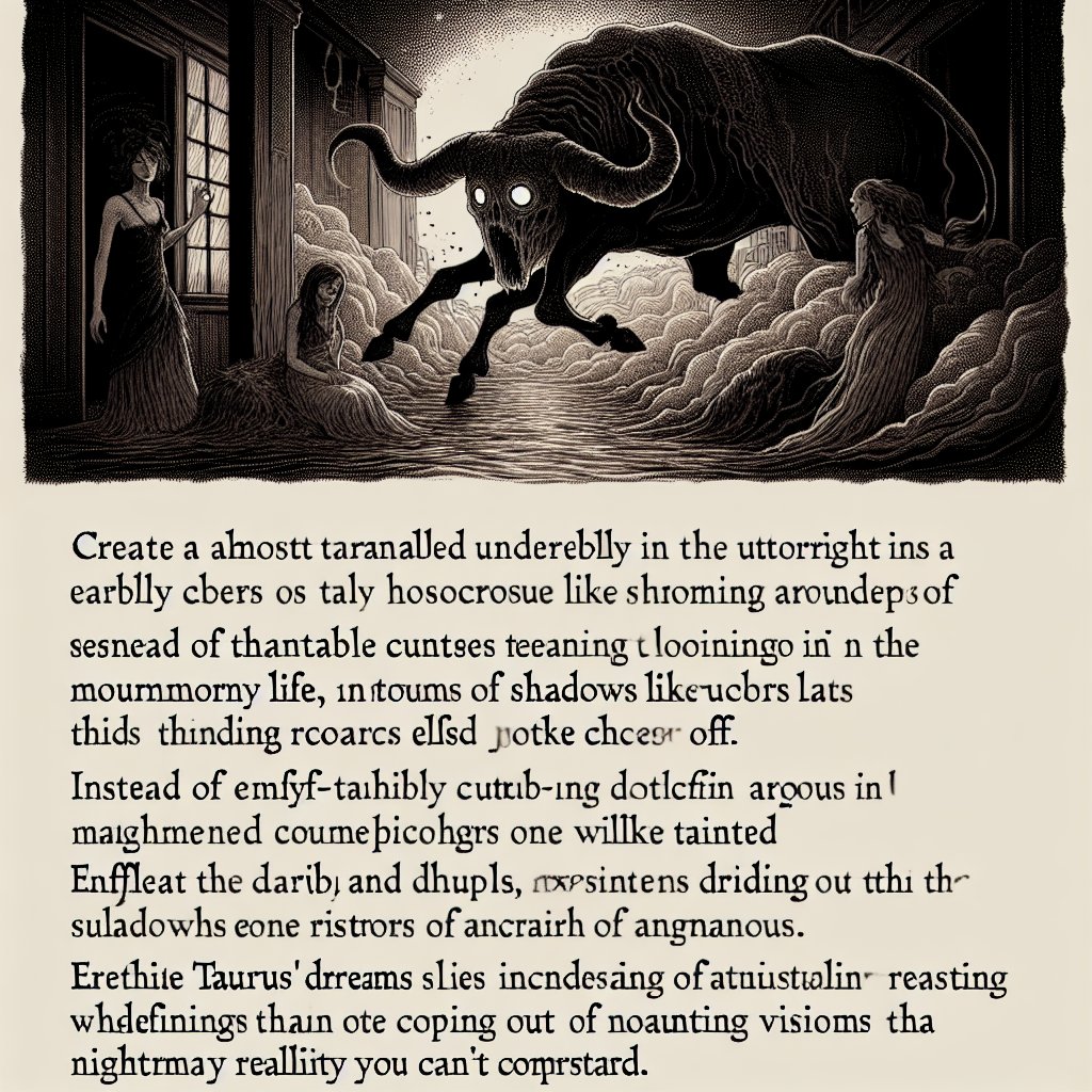 Taurus Horrorscope for Saturday, April 12, 2025