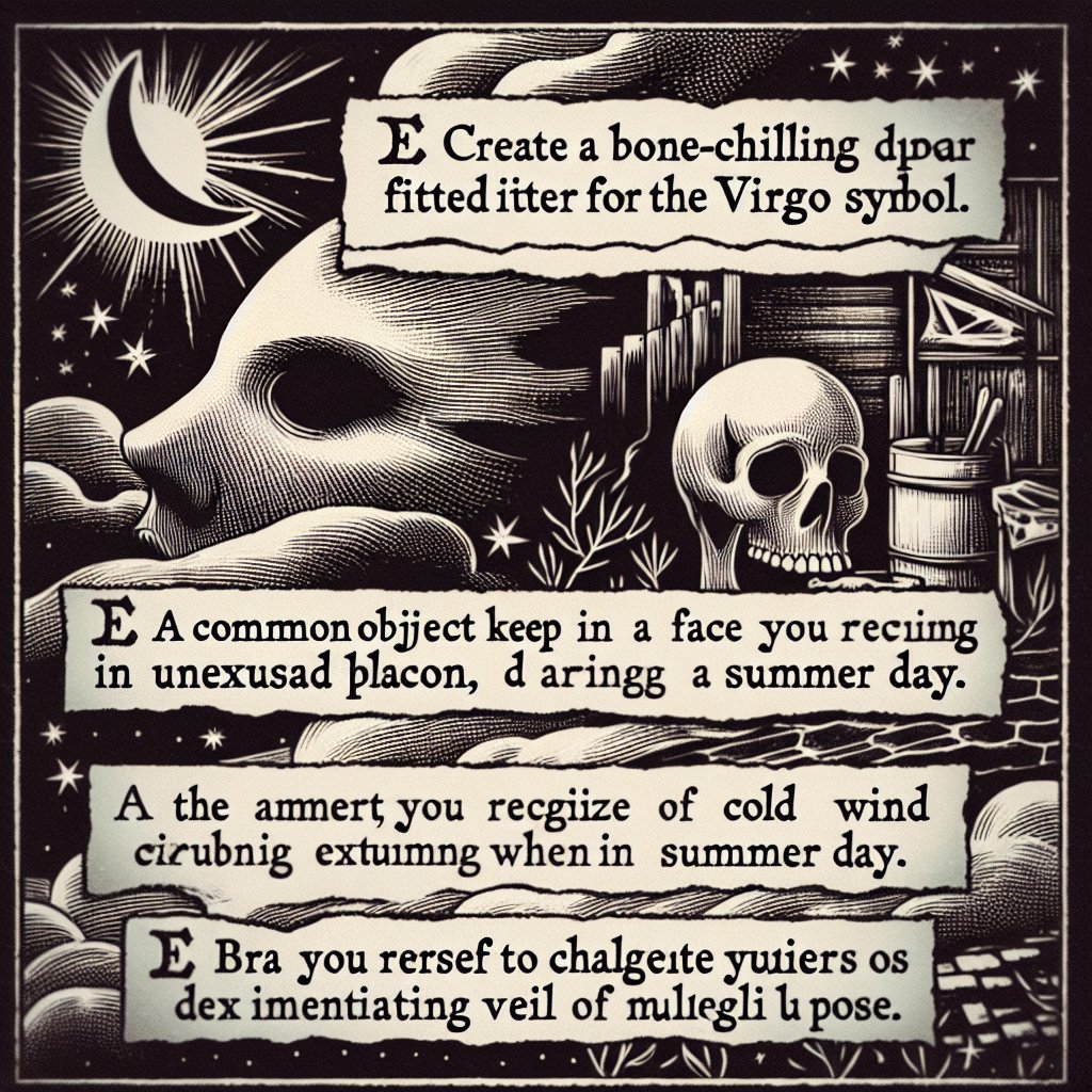 Virgo Horrorscope for Saturday, April 12, 2025