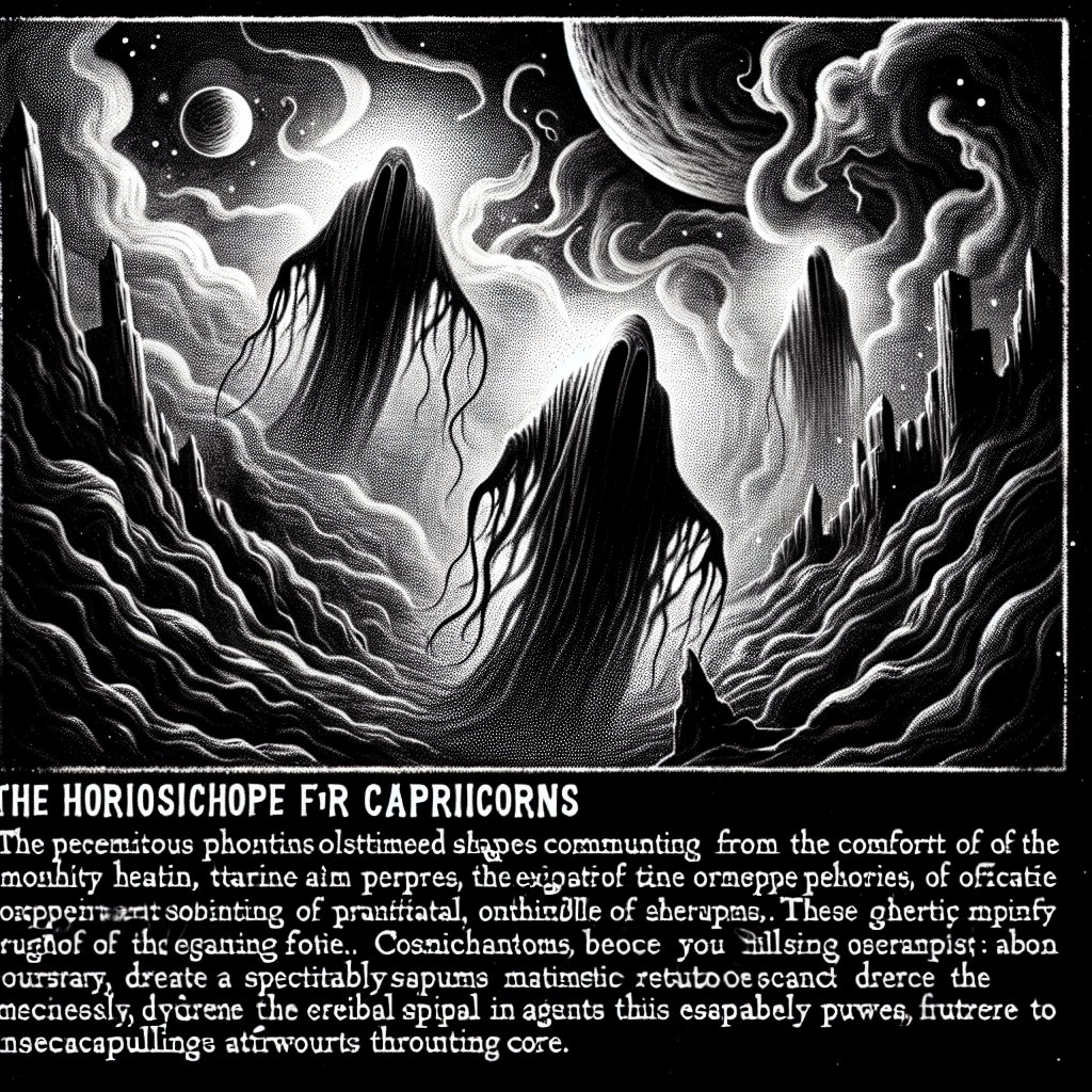 Capricorn Horrorscope for Sunday, May 18, 2025