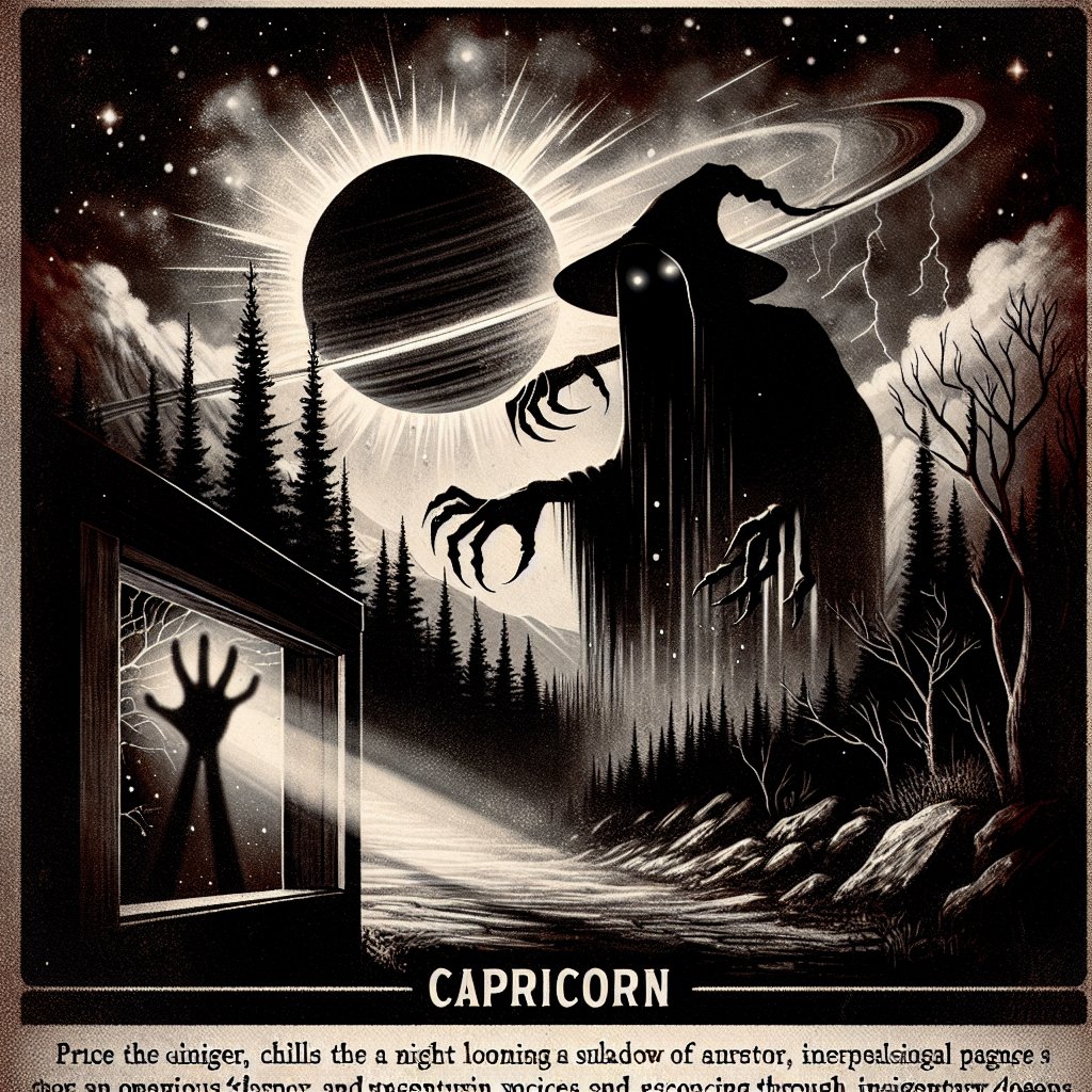 Capricorn Horrorscope for Saturday, May 17, 2025