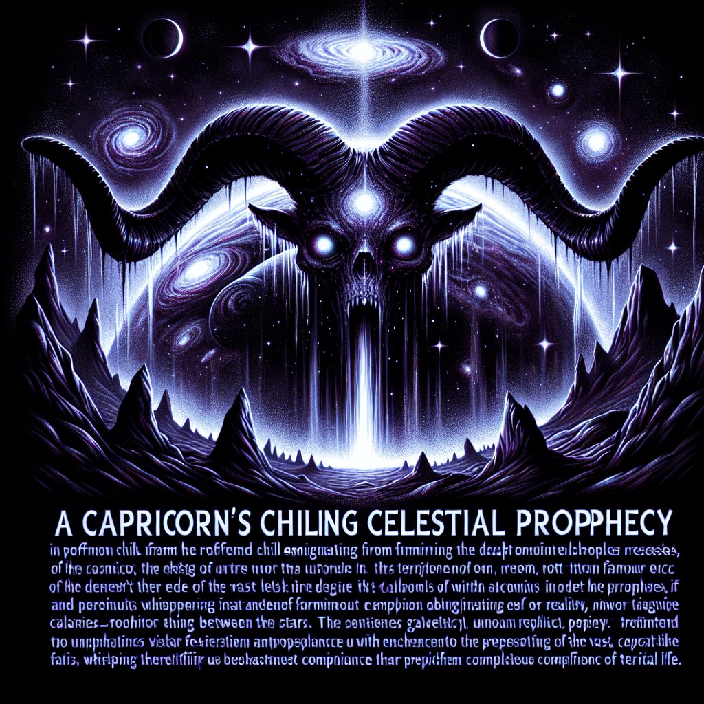 Capricorn Horrorscope for Tuesday, May 27, 2025