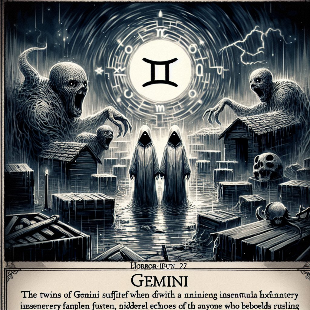 Gemini Horrorscope for Sunday, May 25, 2025