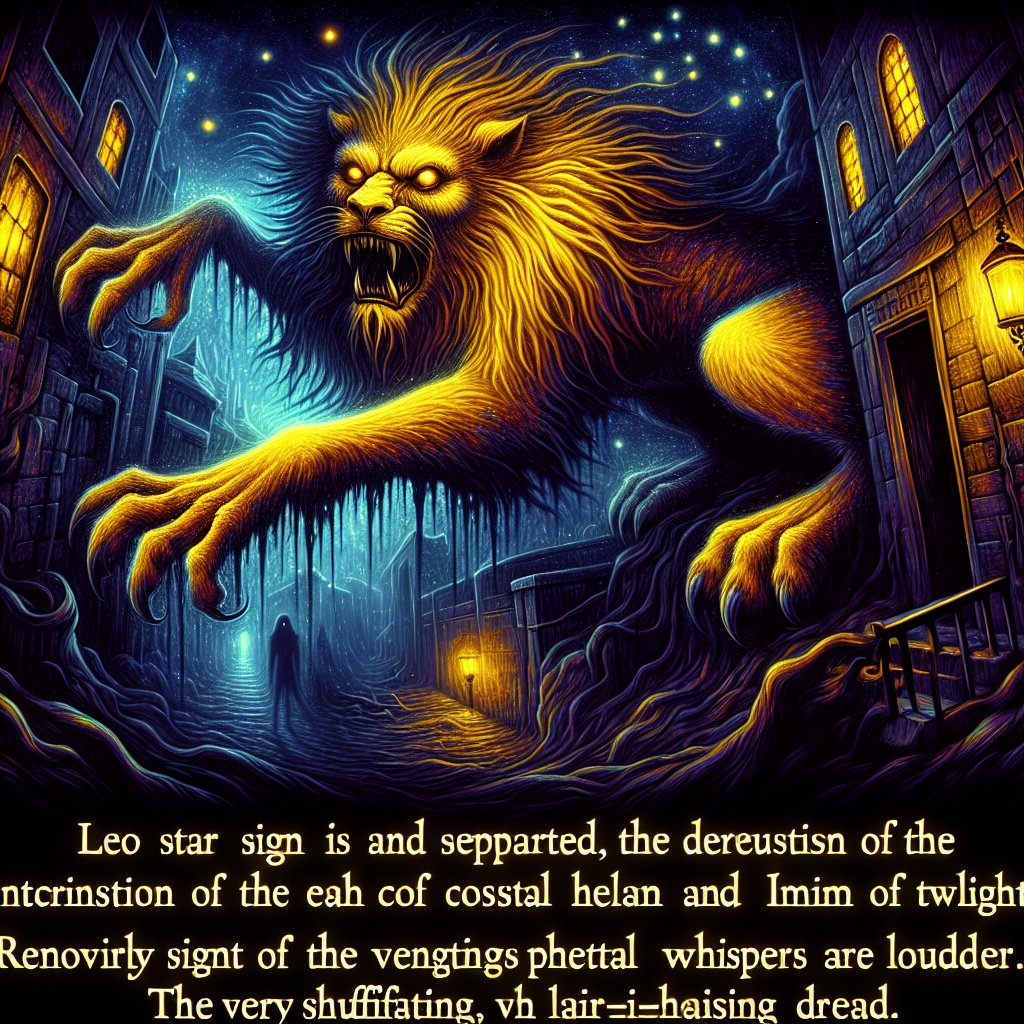 Leo Horrorscope for Sunday, May 25, 2025