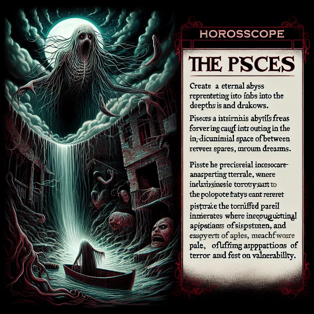 Pisces Horrorscope for Sunday, May 18, 2025