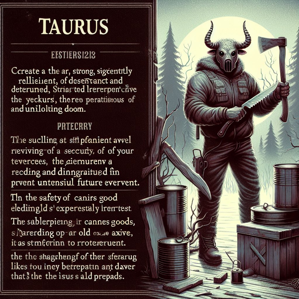 Taurus Horrorscope for Monday, May 19, 2025
