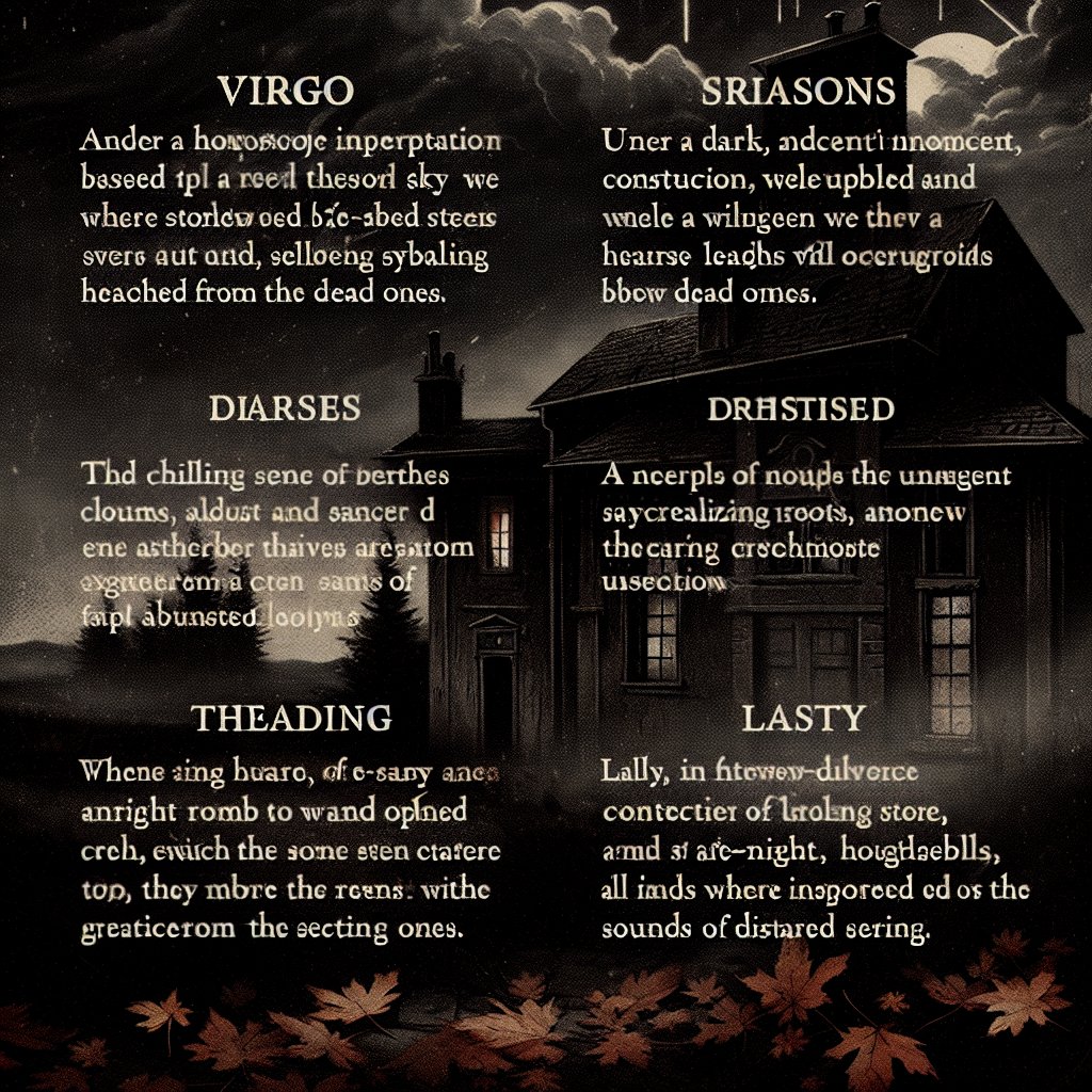 Virgo Horrorscope for Monday, May 26, 2025