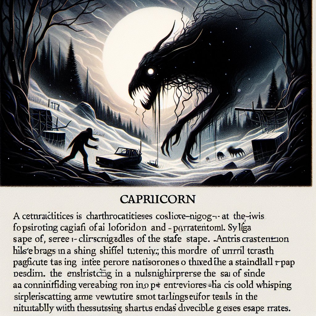 Capricorn Horrorscope for Saturday, June 28, 2025