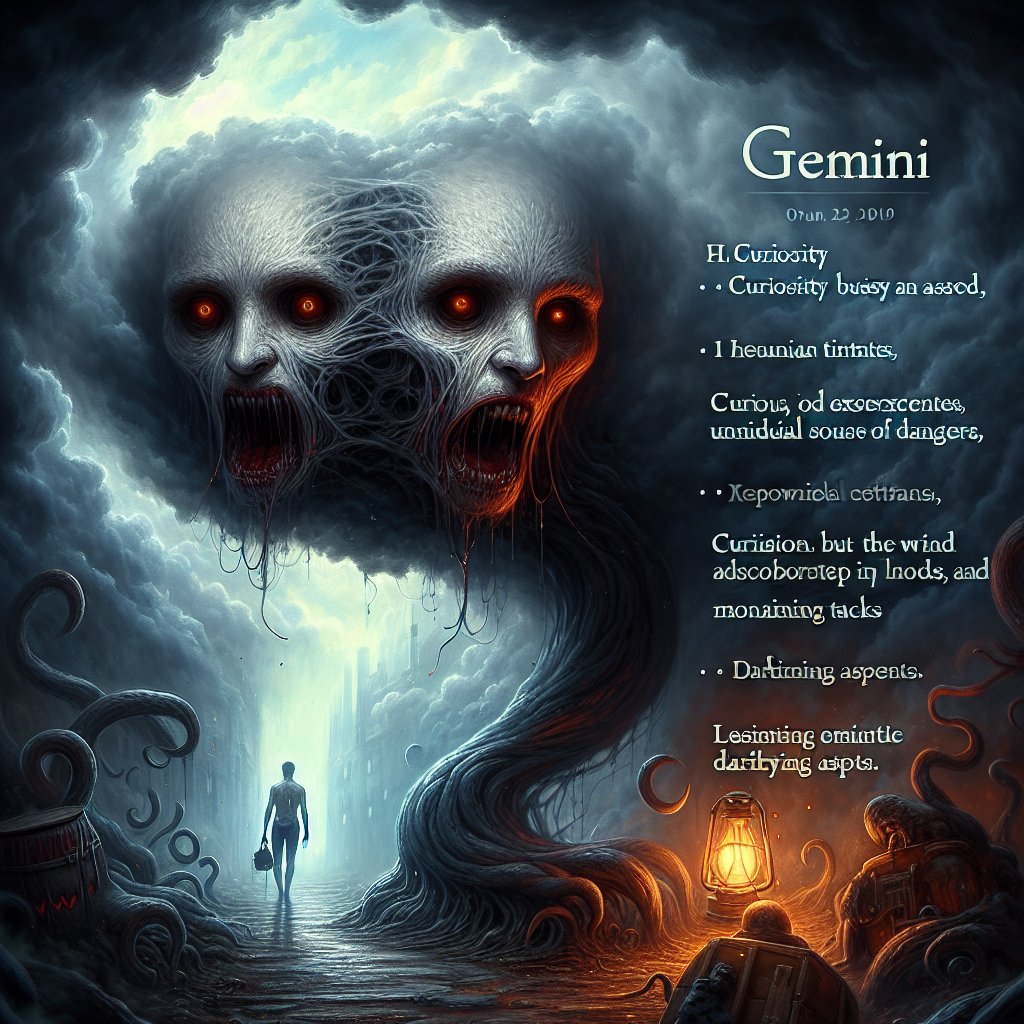Gemini Horrorscope for Saturday, June 14, 2025