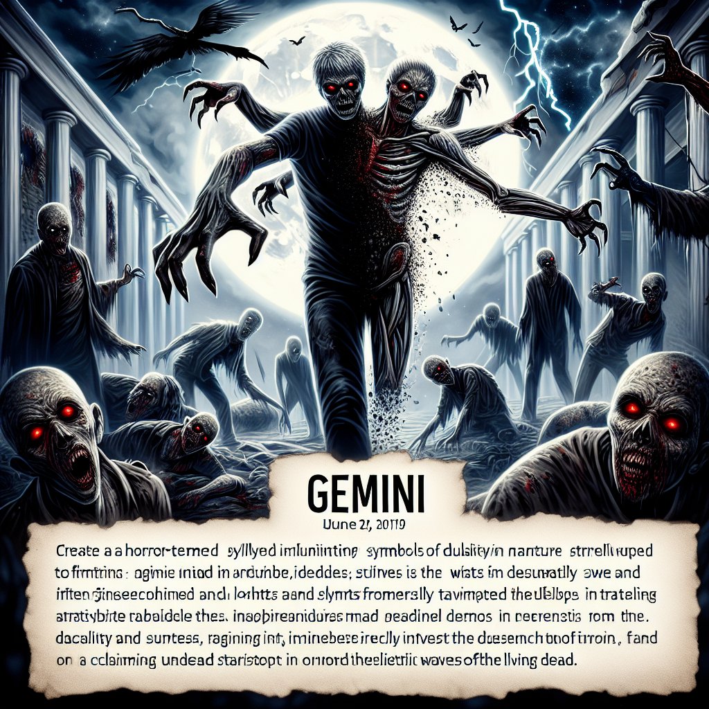 Gemini Horrorscope for Sunday, June 29, 2025