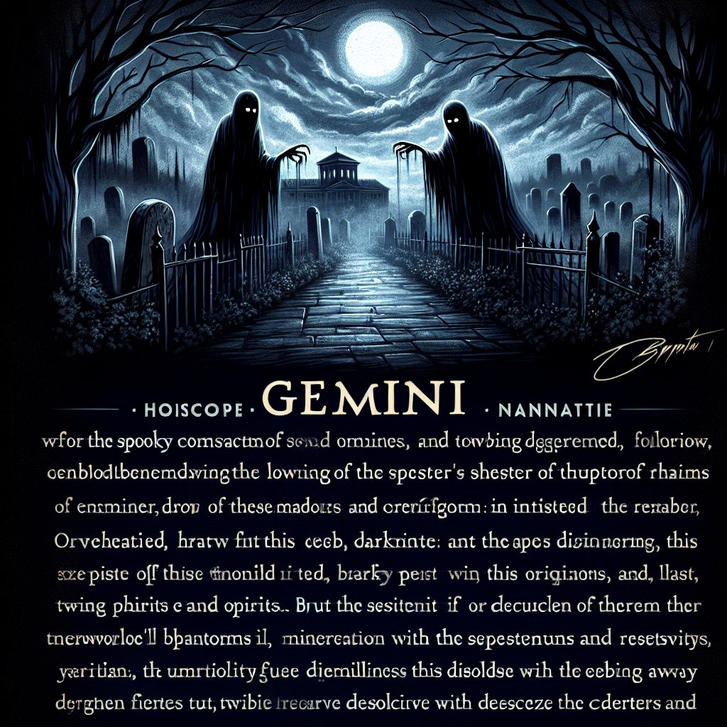 Gemini Horrorscope for Saturday, June 21, 2025