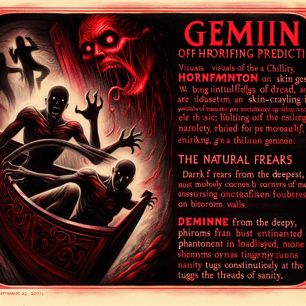 Gemini Horrorscope for Tuesday, June 10, 2025