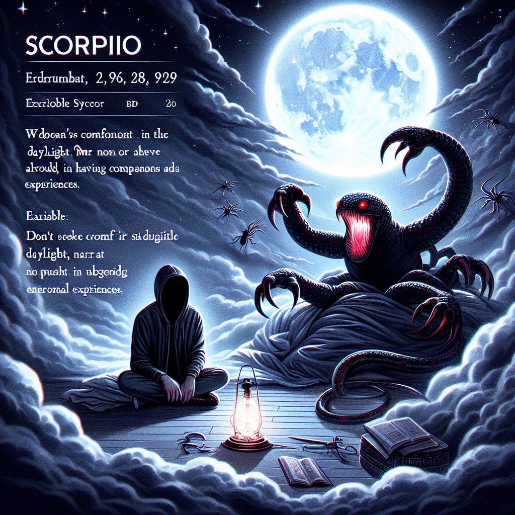 Scorpio Horrorscope for Sunday, June 08, 2025