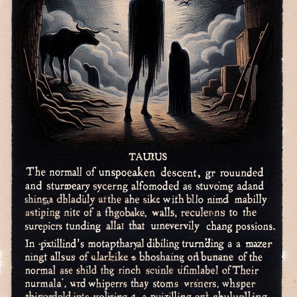 Taurus Horrorscope for Monday, June 09, 2025