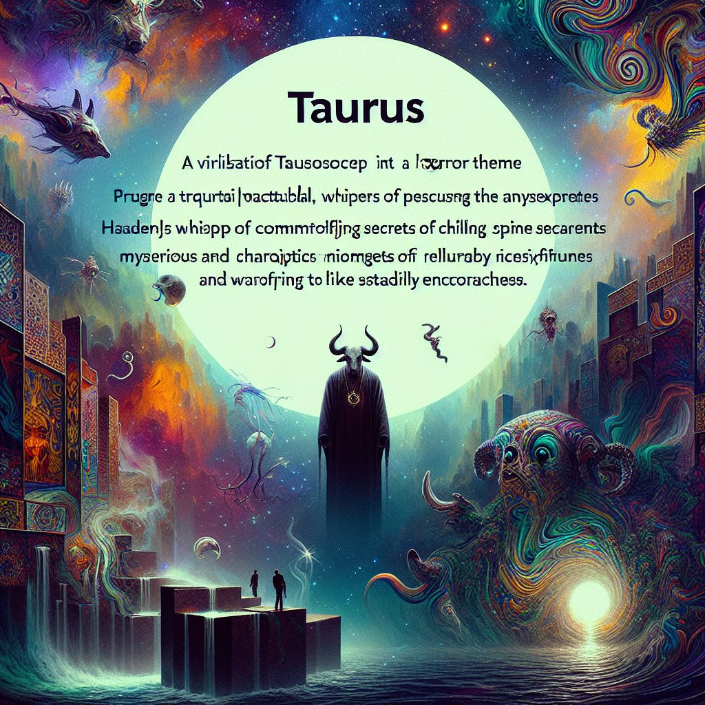 Taurus Horrorscope for Friday, June 06, 2025